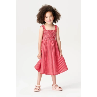Image de Jurk Nicolet Stripe pattern Pink 134