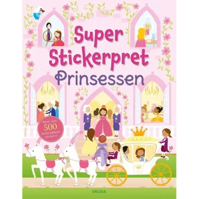 Afbeelding van Stickerboek Deltas Super Stickerpret prinsessen