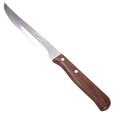 Afbeelding van Arcos 100600 Serie Latina universeel keukenmes nitrumlemmet van roestvrij staal 130 mm handvat hout bruin