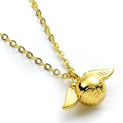 Afbeelding van The Carat Shop Harry Potter Golden Snitch Goudkleurige Ketting