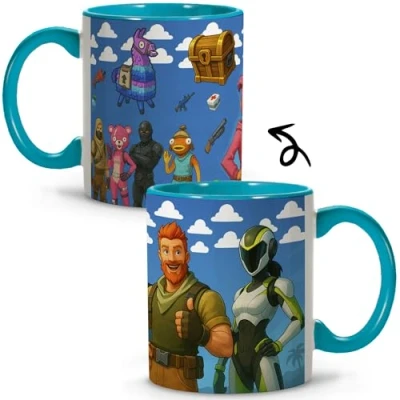 Afbeelding van LolaPix Fornite Mok Gepersonaliseerde Keramische 330 ml Geeks Geschenken Gaming Accessoires PERSONAGES