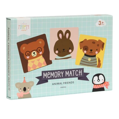 Afbeelding van A little lovely company memory dierenvriendjes 15x2st