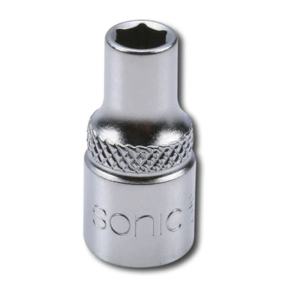 Afbeelding van SONIC 21506 Steeksleutelelement 1/4 Binnen zeszijdig DIN 3120 , 3124 6 mm Chroom vanadium staal