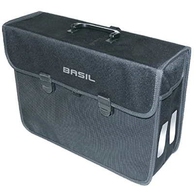 Afbeelding van Basil Malaga XL enkele fietstas, unisex, zwart
