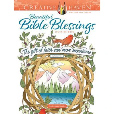 Afbeelding van Creative Haven Beautiful Bible Blessings Coloring Book