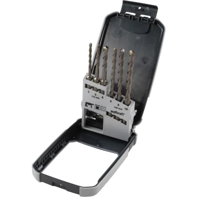 Afbeelding van wolfcraft Hamerboorbitset Standard 5 10 mm 6 delig 7113000