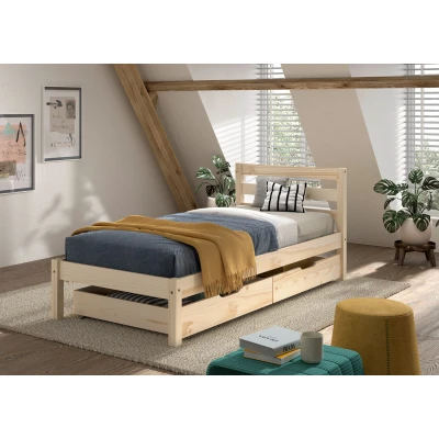 Afbeelding van Bed Pino 90 x 200 cm naturel