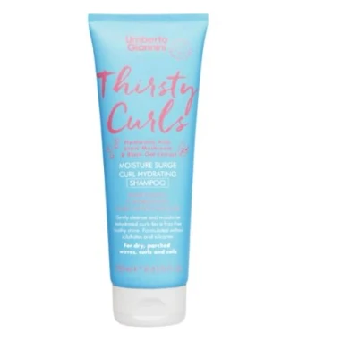 Afbeelding van Umberto Giannini Thirsty Curls Moisture Surge Hydrating Shampoo 250 ml