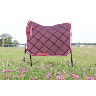 Image de HB Tapis de Selle Sparkling Glitter Sauter Bordeaux Full