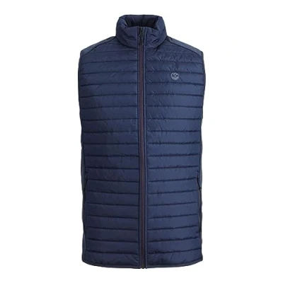 Afbeelding van Jack &amp; Jones Jjemulti Bodywarmer Collar Noos Steppweste heren (1 stuk), Blauw (Navy Blazer)