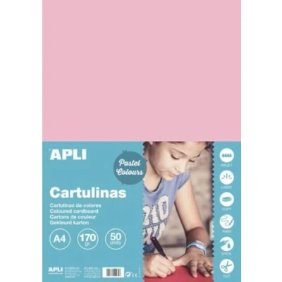 Afbeelding van APLI 14235 karton A4, 170 g, 50 stuks