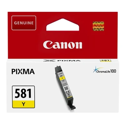 Image de Canon CLI 581Y 5.6 ml jaune original réservoir d&#039;encre pour PIXMA TS6251, TS6350, TS6351, TS705, TS8252, TS8350, TS8351, TS8352, TS9550, TS9551