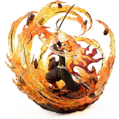 Afbeelding van Demon Slayer: Kimetsu no Yaiba Statue 1/8 Kyojuro Rengoku DX Ver. 35 cm