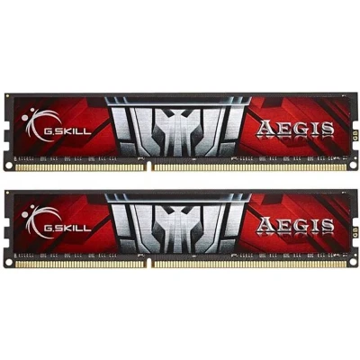 Afbeelding van G.skill Aegis 16gb 2x8gb Ddr3 1600mhz Ram geheugen Rood