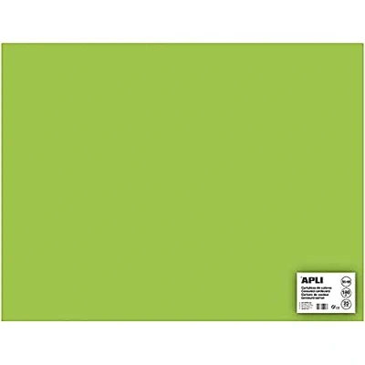 Afbeelding van APLI Lichtgroen Karton 50 x 65 cm 170 g/m² 25 vel