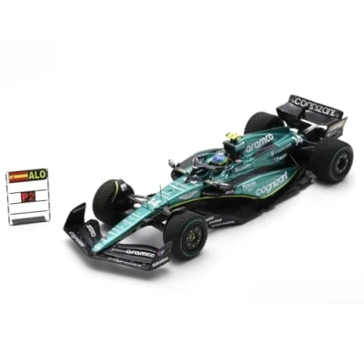 Afbeelding van Aston Martin AMR23 Spark Modelauto 1:43 2023 Fernando Alonso Aramco Cognizant F1 Team