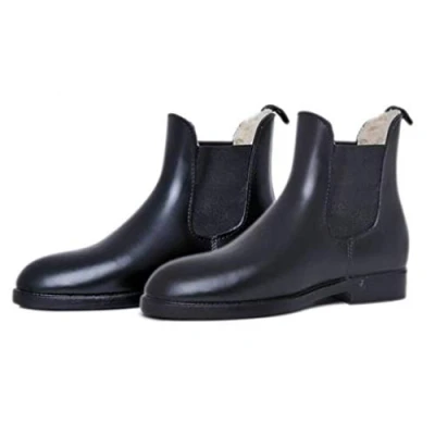 Afbeelding van HKM Jodhpurs Rubber met Teddyvoering Zwart 31