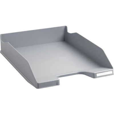 Afbeelding van Exacompta Ref. 11341D 1 COMBO MIDI brievenbakje nuttige afmetingen 34 x 25 6,5 cm voor A4+ formaat geschikt 500 vel graniet kleur