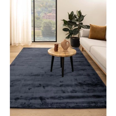 Afbeelding van Viscose Vloerkleed Pearl Marineblauw 200x300 Cm