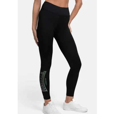 Afbeelding van Lonsdale Coalmoor Legging, Dames, Maat: Large, Black rainbow