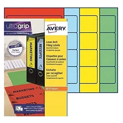 Image de Avery Zweckform L4761 étiquettes pour dossiers 80 étiquette(s)