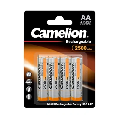 Afbeelding van Nimh Aa Batterij 1.2V 2500Mah (4/Kaart ) Gratis Opbergdoos