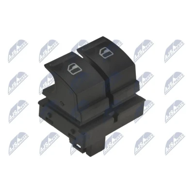 Afbeelding van NTY EWS VW 041 Schakelaar, raamopener Links voor SKODA: Fabia 2, Octavia 2 Combi, Roomster