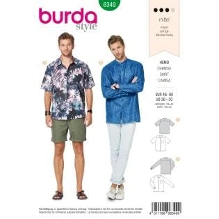 Afbeelding van Burda Naaipatroon 6349 Overhemd in variaties