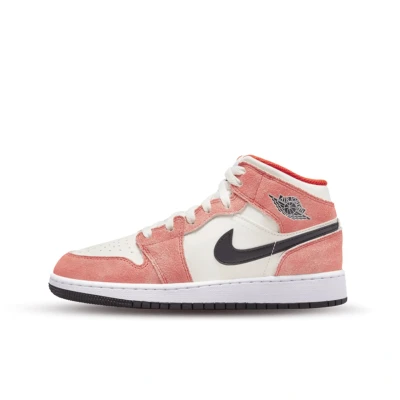Afbeelding van Nike Air Jordan 1 Mid SE (GS), Orange Suede, DV1336 800, EUR 36.5