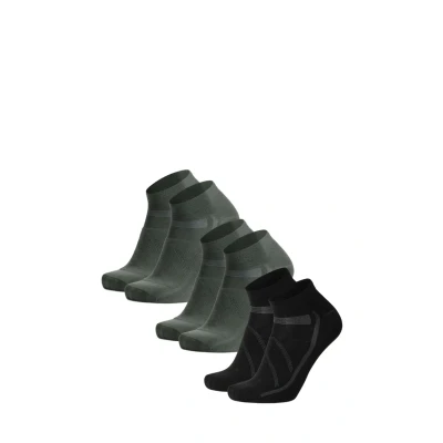 Afbeelding van Danish Endurance Lowcut Socks 3PACK Sportsokken, Maat: 43 47, Olive black