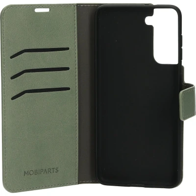 Afbeelding van Mobiparts Classic Wallet Case Samsung Galaxy S21 Stone Green