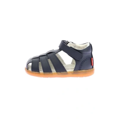 Afbeelding van Kickers FLO Outdoorsandalen voor kinderen, Maat: 25, Marine Leer