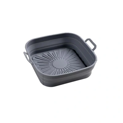 Afbeelding van INF Vierkante siliconen bakvorm voor friteuse 17,5 cm