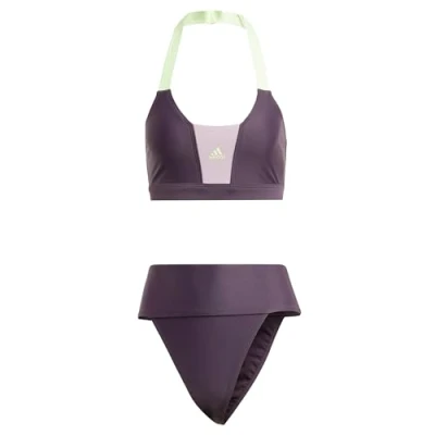 Afbeelding van adidas Sportswear Colorblock SET Bikini, Dames, Maat: Small, Aurora black preloved fig