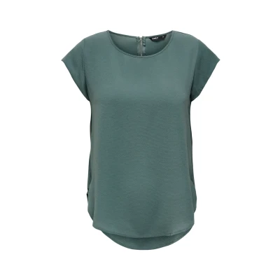 Afbeelding van ONLY Onlvic Solid Blouse, Dames, Maat: 34, Balsam green