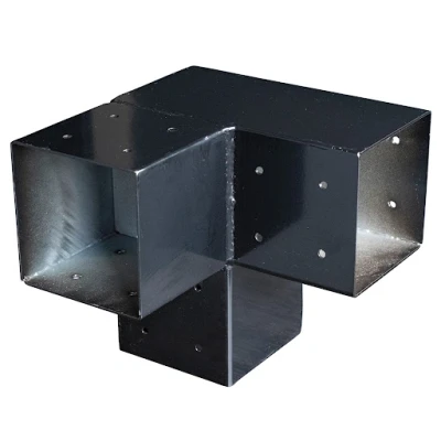 Afbeelding van Paalverbinder 3 weg hoek t.b.v. 15cm paal