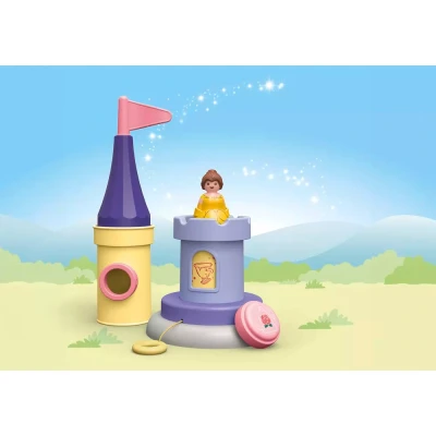 Afbeelding van PLAYMOBIL Junior &amp; Disney: Belle&#039;s speeltoren met melodie 71458