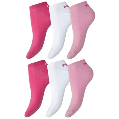 Afbeelding van Fila Uni Invisible socks unisex 3 pack Roze 35 38