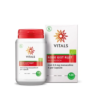 Afbeelding van Vitals Rode Gist Rijst Biologisch Capsules 120CP