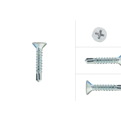 Afbeelding van Wovar Zelftappers met boorpunt 3.5 x 19 mm Verzinkt 200 Stuks Zelftappende schroeven