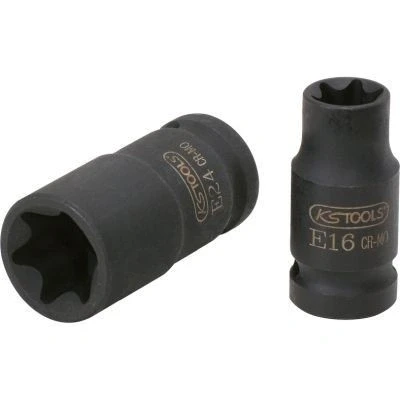 Afbeelding van KS Tools, Dopsleutel + dopmoer, 1/2&quot; stopcontact kort