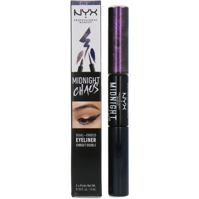 Afbeelding van NYX Midnight Chaos Dual Ended Eyeliner Blue/Midnight Warrior
