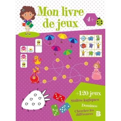Image de Mon livre de jeux 4+ (rose)