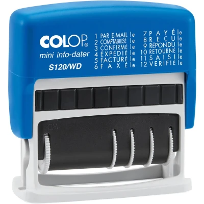 Afbeelding van Woord datumstempel Colop S120 mini info dater 4mm frans