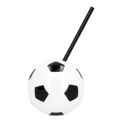 Afbeelding van Boland Voetbal drinkbeker met rietje WK EK Kinderfeestje