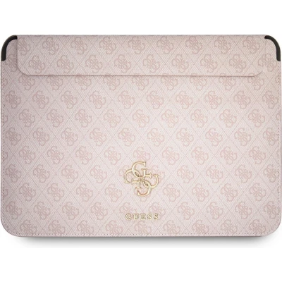 Afbeelding van Guess 4G Metal Logo Laptop Sleeve Geschikt voor o.a. Notebooks (13&quot;) Roze