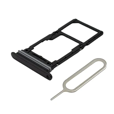Afbeelding van MMOBIEL Dual SIM Kaart Houder voor Samsung Galaxy A33 5G Incl. Rubber Ring en Pin Zwart