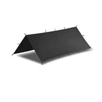 Afbeelding van Helikon Tex SuperTarp polyester zeil Ripstop donkergrijs
