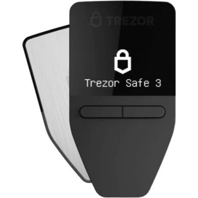 Afbeelding van Trezor Safe 3 Crypto hardware wallet Stellar Silver