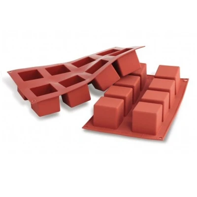 Afbeelding van Siliconen Bakvorm Kubus 50x50x50mm (8)
